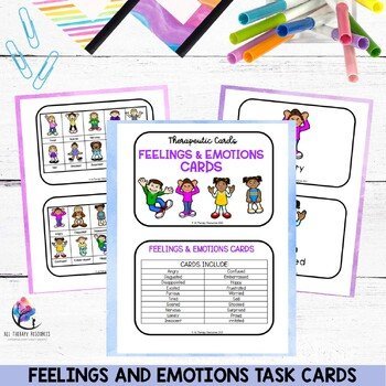 Feelings and Emotions Task Cards - Preschool Kindergarten - Behavior Management - Image 2