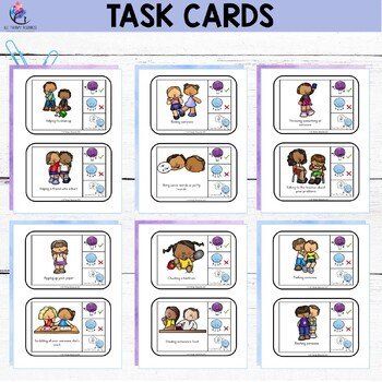 Helpful and Unhelpful Choices Task Cards - Behavior Counseling - Image 3