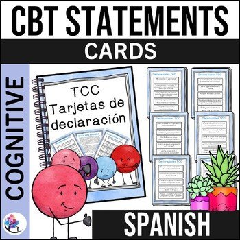 CBT Statements  - Challenging Unhelpful Thoughts Feelings - SPANISH VERSION