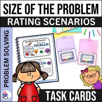 Rate the Problem Task Cards - Behavior Growth Mindset Classroom Management