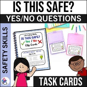 IS THIS SAFE Task Cards - Speech Therapy for Adults ADLs Aphasia Dementia SPED