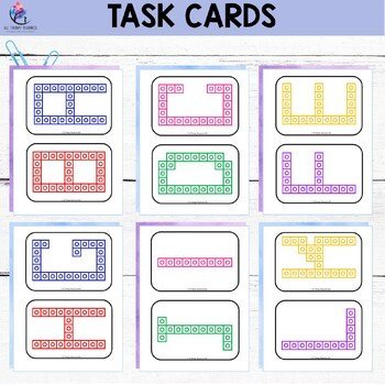 SNAP CUBES ALPHABET LETTERS Task Cards - Early Literacy - Image 3
