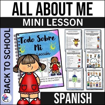ALL ABOUT ME - Back to School Lesson - SPANISH VERSION