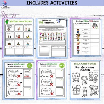 Behavior Management Red and Green Choices - Good Bad Choices - SPANISH VERSION - Image 3