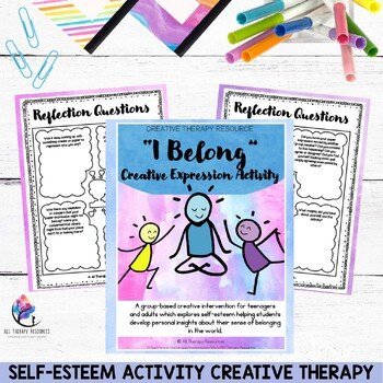SELF ESTEEM ACTIVITIES - Self-Esteem Worksheets - Small Group Counseling - Image 2