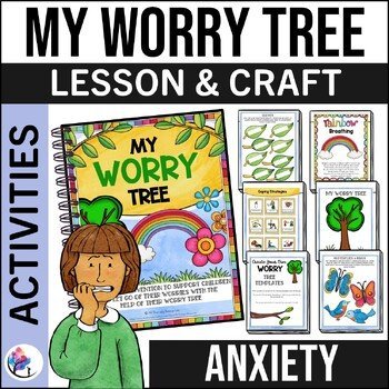 MY WORRY TREE - Managing Anxiety Worksheets Anxiety Coping Skills Test Anxiety