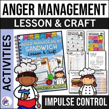 ANGER MANAGEMENT ACTIVITIES - Anger Management Worksheets Kids - Anger Sandwich