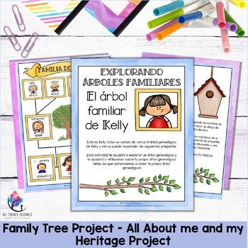 Family Tree Project - All About me and my Heritage Project - SPANISH VERSION - Image 4