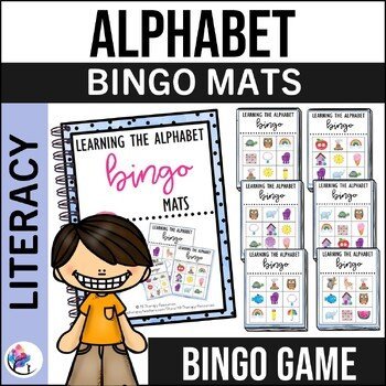 Alphabet Beginning Sounds Bingo Activity - kindergarten preschool