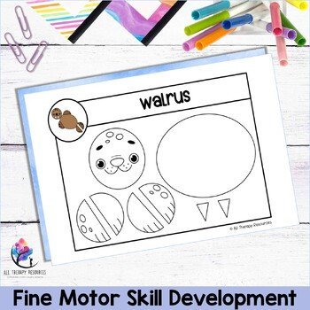2D ANIMAL SHAPE CRAFTS - Fine Motor Skill Development Activities - 2D Shape SPED - Image 4