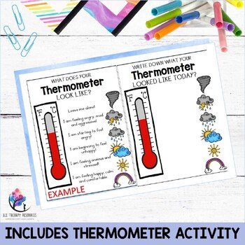 Feelings Tool - What does your Thermometer Look Like? Printable - Image 3