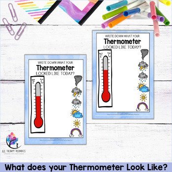 Feelings Tool - What does your Thermometer Look Like? Printable - Image 4
