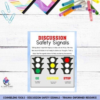 Counseling Tools - Discussion Safety Signals - Trauma-informed Resource - Image 2