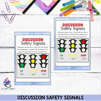 Counseling Tools - Discussion Safety Signals - Trauma-informed Resource - Image 4