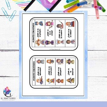 NEGATION Task Cards - Emotions Behaviors Routines Road Safety - SPANISH VERSION - Image 4