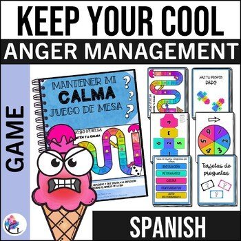 Anger Management - Keep Your Cool Game Activities -  SPANISH VERSION