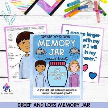 GRIEF AND LOSS MEMORY JAR - Coping with Death Grief Activities Lesson - Image 2