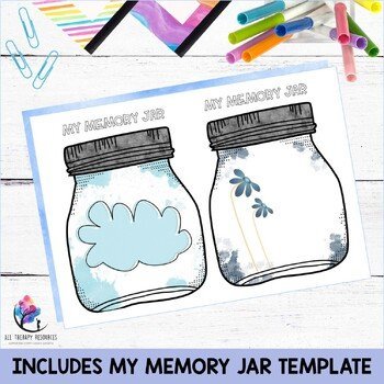 GRIEF AND LOSS MEMORY JAR - Coping with Death Grief Activities Lesson - Image 4