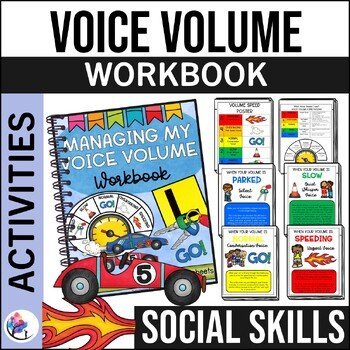 VOICE VOLUME Scale Workbook - Classroom Management Activities - ADHD Supports