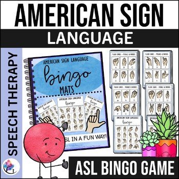 American Sign Language Bingo Game | ASL | Languages