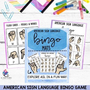 American Sign Language Bingo Game | ASL | Languages - Image 2