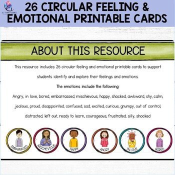 Feelings and Emotions Cards - FREEBIE - Image 3