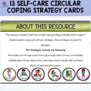 Self Care Coping and Calming Strategy Cards - Image 3