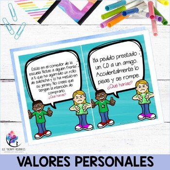 Exploring Personal Values Test Activity Worksheets - SPANISH VERSION - Image 3