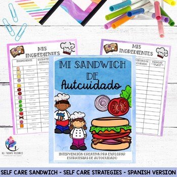 Self Care Sandwich - Self Care Strategies - SPANISH VERSION - Image 2
