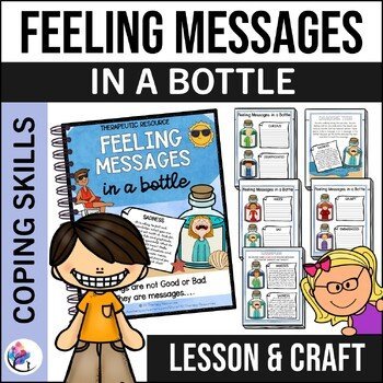 SUMMER CRAFT & Summer Counseling Activities - Feelings Summer Coloring Pages