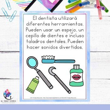 Going to the Dentist Social Narrative - SPED Autism Dental - SPANISH VERSION - Image 4