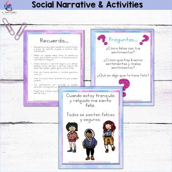 My Coping with Feelings Book - Social Narrative & Activities - SPANISH VERSION - Image 2