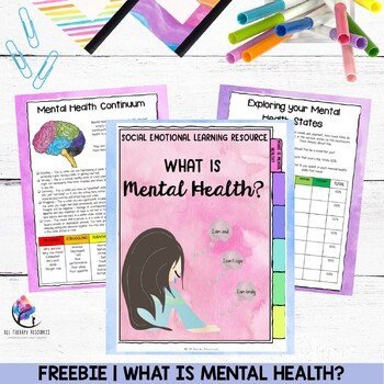 FREEBIE | What is Mental Health? | Section 1 of 6 | Counseling Curriculum - Image 2