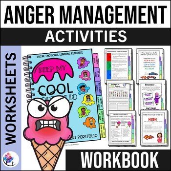 Anger Management Worksheets & Activities  I CBT Portfolio - Impulse Control