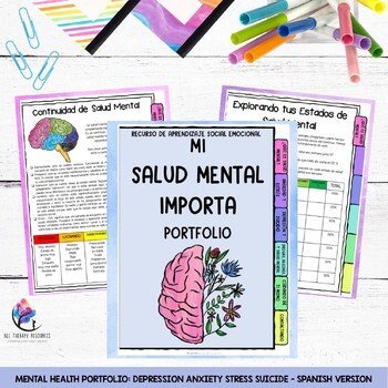 MENTAL HEALTH ACTIVITIES & AWARENESS Portfolio - Suicide Prevention - SPANISH - Image 2
