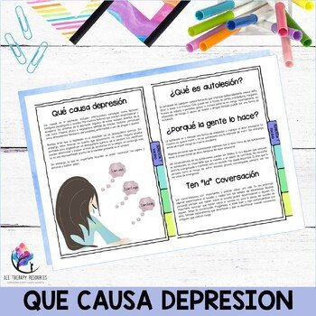 MENTAL HEALTH ACTIVITIES & AWARENESS Portfolio - Suicide Prevention - SPANISH - Image 3