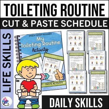 Toilet Training Activity Worksheet - Visual Supports for Personal Hygiene Autism