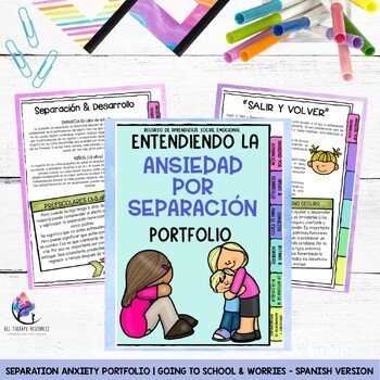 SEPARATION ANXIETY PORTFOLIO | Going to School & Worries - SPANISH VERSION - Image 2