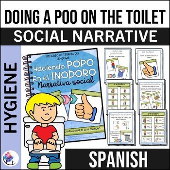 Doing a Poo Social Narrative | SPED Autism Toileting - SPANISH VERSION