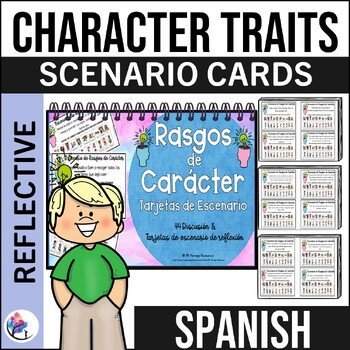 CHARACTER TRAITS LIST - Scenario Cards Personality Development - SPANISH VERSION