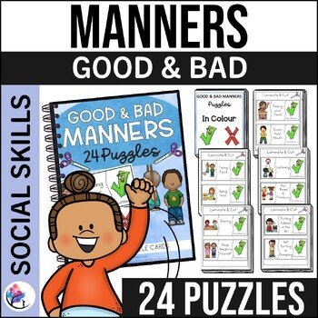 Good & Bad Manners | Three Piece Puzzles | Character Development Counseling