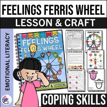 FEELINGS FERRIS WHEEL - Counseling Activities and Craft - Feelings & Emotions