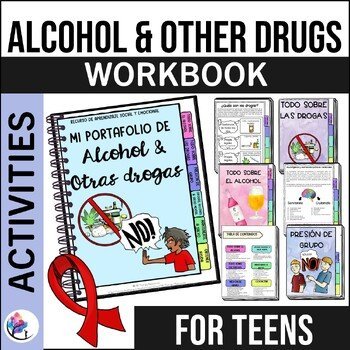 ALCOHOL DRUGS PORTFOLIO | Mental Health Awareness Peer Pressure - SPANISH