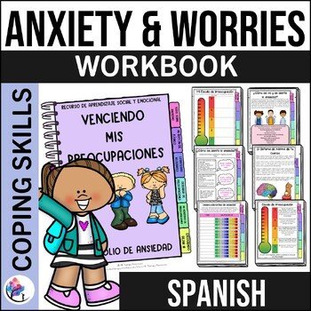 ANXIETY AND STRESS Counseling Workbook I CBT Portfolio - SPANISH VERSION