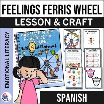 Feelings Ferris Wheel: Creative Activity Emotional Literacy - SPANISH VERSION