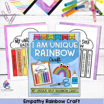 Rainbow Craft and Bulletin Board | SEL I Back to School - EMPATHY LESSON - Image 2