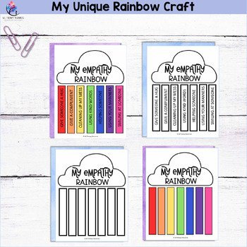 Rainbow Craft and Bulletin Board | SEL I Back to School - EMPATHY LESSON - Image 3