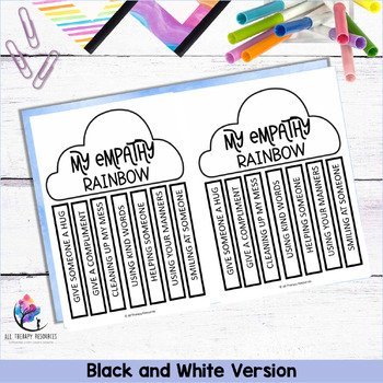 Rainbow Craft and Bulletin Board | SEL I Back to School - EMPATHY LESSON - Image 4