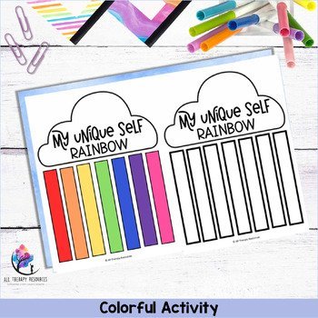 MY UNIQUE RAINBOW CRAFT | SEL I Back to School I Diversity - FREEBIE - Image 4