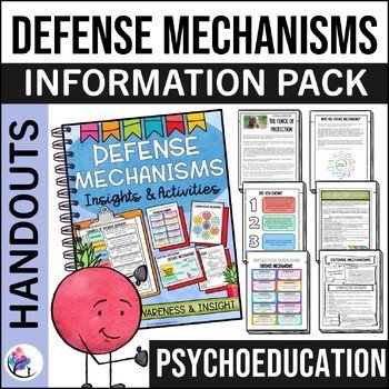 RECOGNIZING DEFENSE MECHANISMS - School Counselor Handouts - Psychology